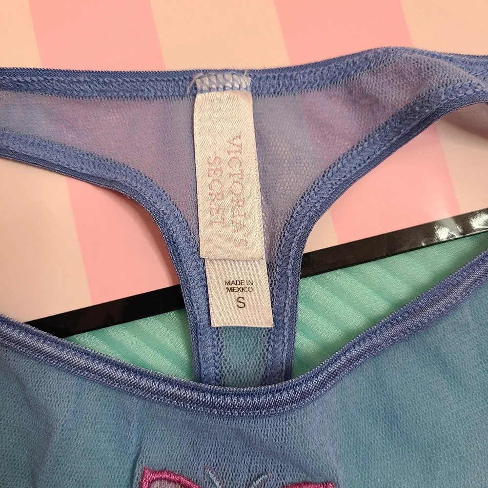 Rare VTG Victoria's Secret Butterfly Mesh Thong Panty Size Sm 🦋 - Picture 5 of 7